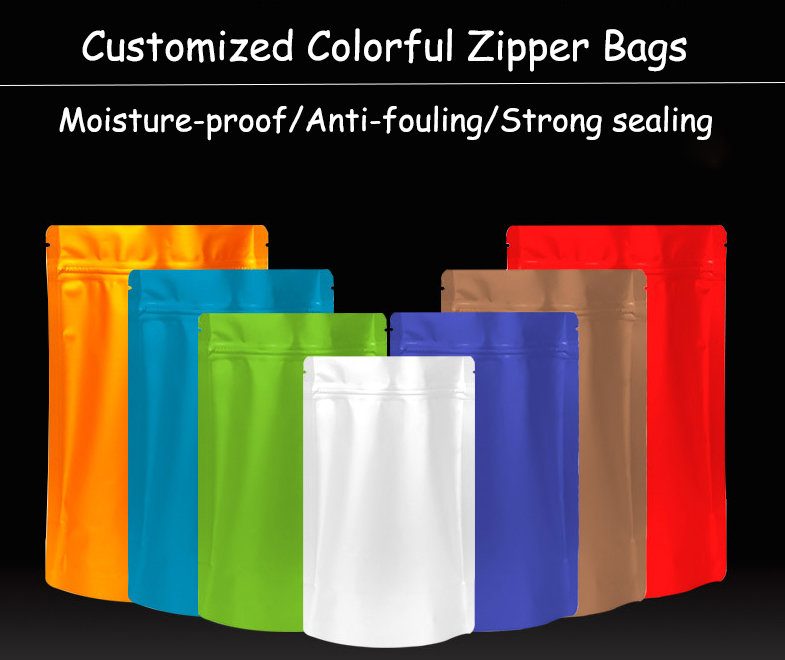 plastic zip lock pouch bags