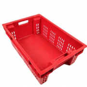 Plastic turnover basket