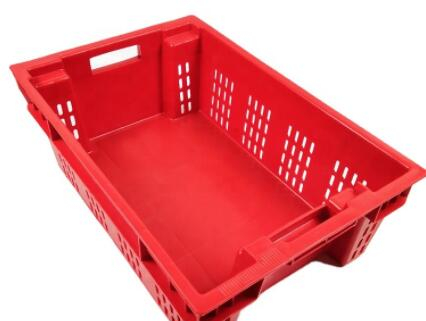 Plastic turnover basket