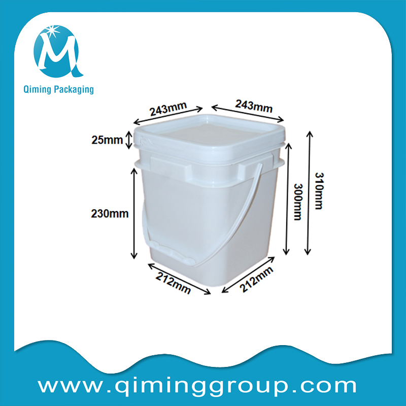 plastic square buckets pails