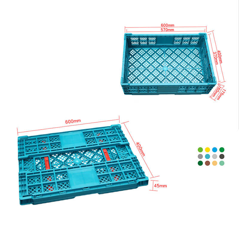 plastic folding crate