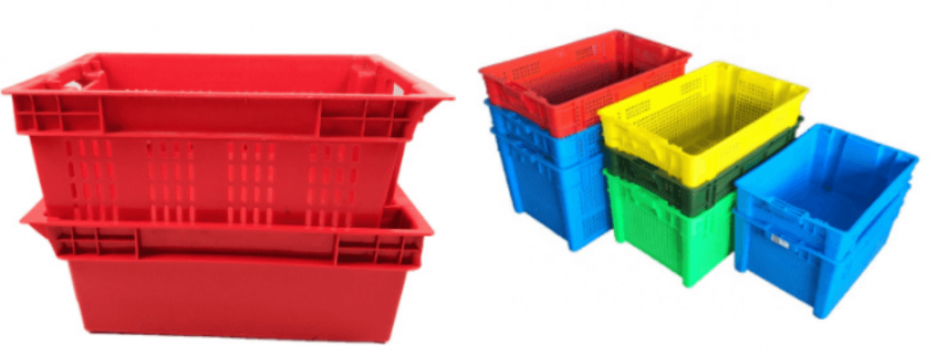 plastic turnover crate