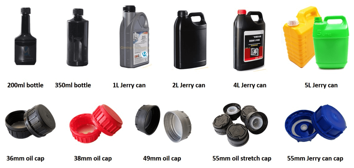 Plastic engine oil bottle tamper evident cap wholesale
