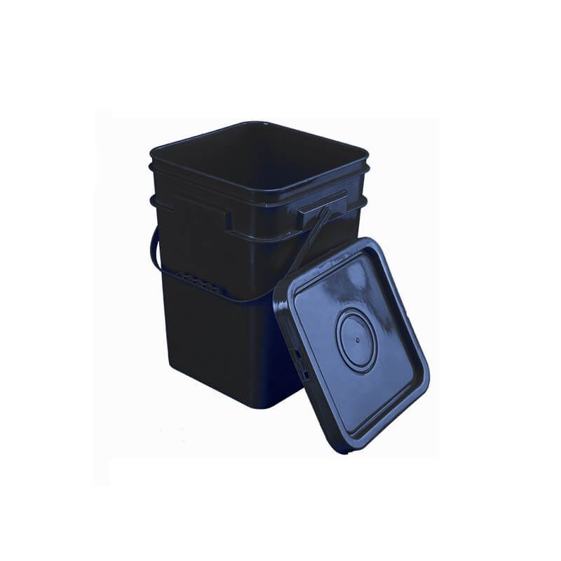 plastic square buckets