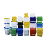 Square Plastic Buckets Pails