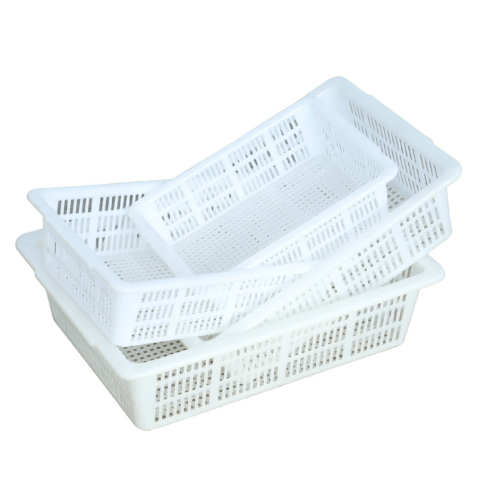 plastic storage trays