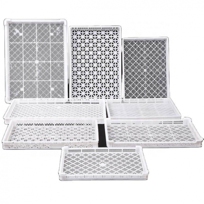 WhitePlasticPerforatedStackableDryingTraysforallPastaMachines