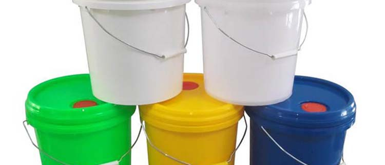 Plastic Round Buckets Pails For Fine Chemicals