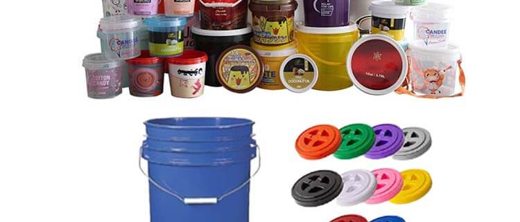 round buckets pails with lids gamma buckets with lids