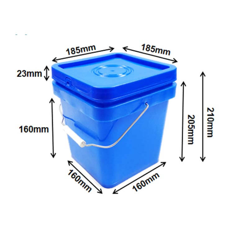 square buckets 5l