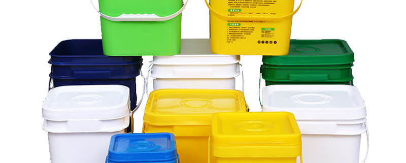 20-litre Square Plastic Buckets