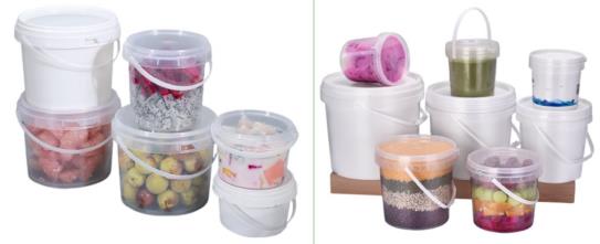 23 x 20 litre food grade plastic buckets with tamper evident lids
