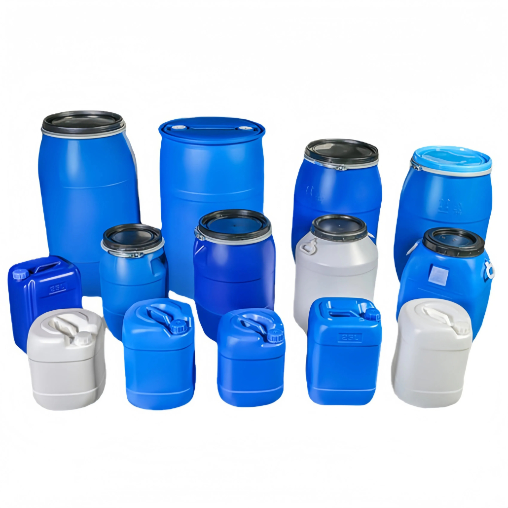 blue HDPE Plastic Barrel Chemical Food Drum