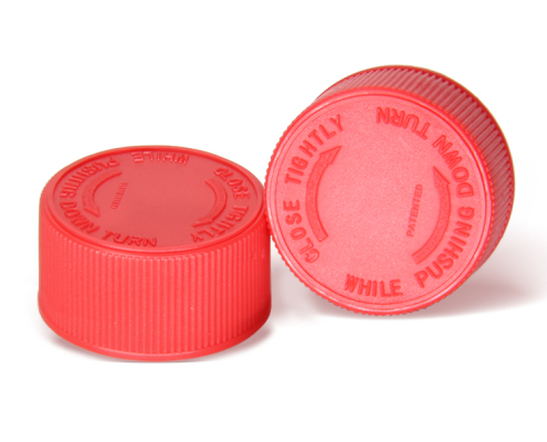 70mm 89mm Plastic Child Proof Lid CRC Resistant Cap