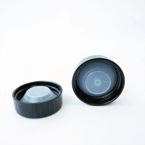 Black Boston Bottle Plastic Cap Phenolic Bakelite Lid Polycone Caps for Essential Oil Bottle