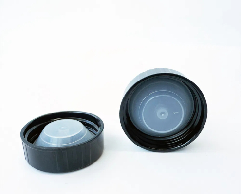 Black Boston Bottle Plastic Cap Phenolic Bakelite Lid Polycone Caps for Essential Oil Bottle