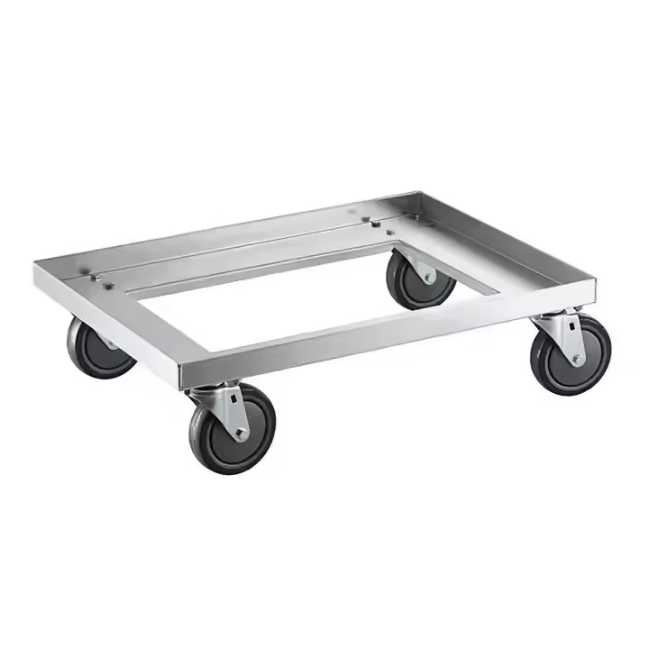 Multi-functional Adjustable Stainless Steel Dolly Cart (1)