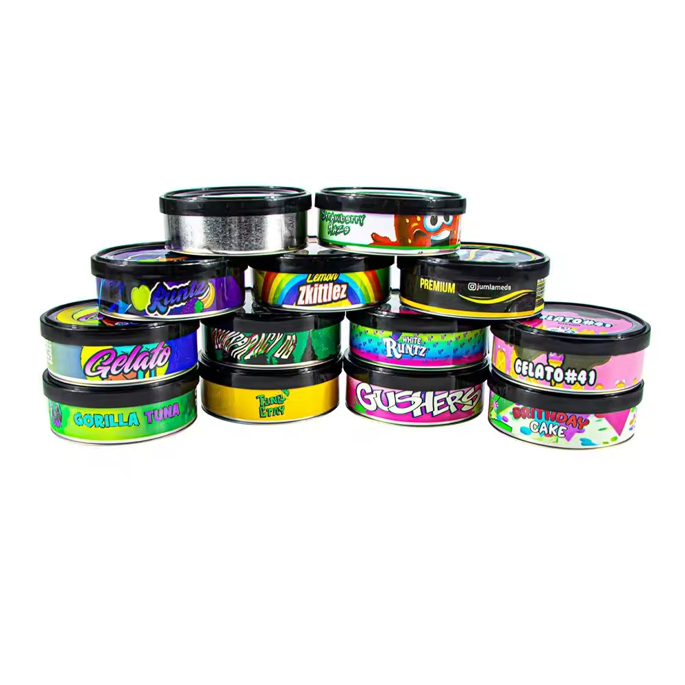 Wholesale Round Cans Airtight Candy Box Pressitin Tin with Customized Labels and Stickers (2)