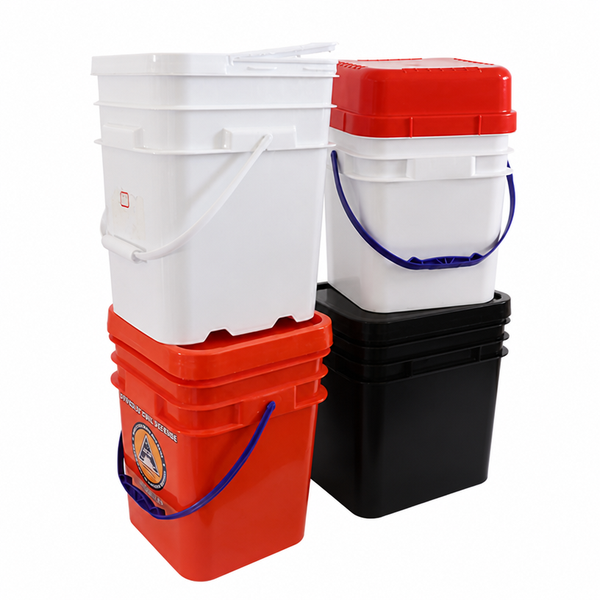 Square & Rectangular Plastic Pails